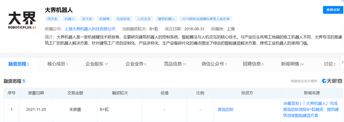 高瓴创投领投，大界机器人完成B+轮融资，机器人技术商业化进程加速